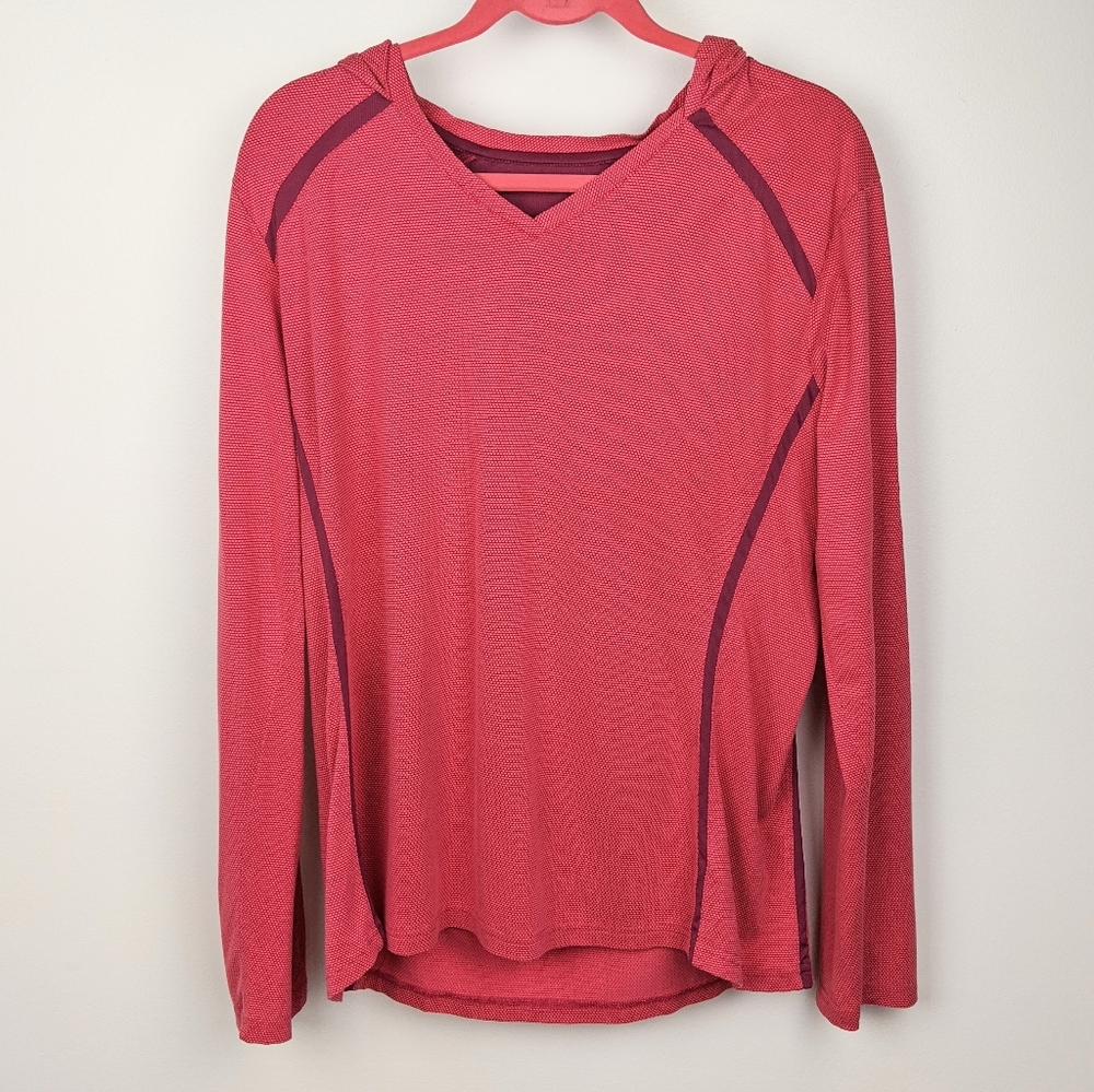 Kuhl Coral Waffle Hooded Athletic Top